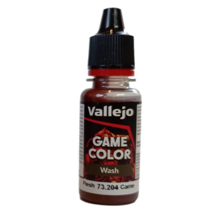 Vallejo Game Color: Washes- Flesh Wash, 17 ml. 73204
